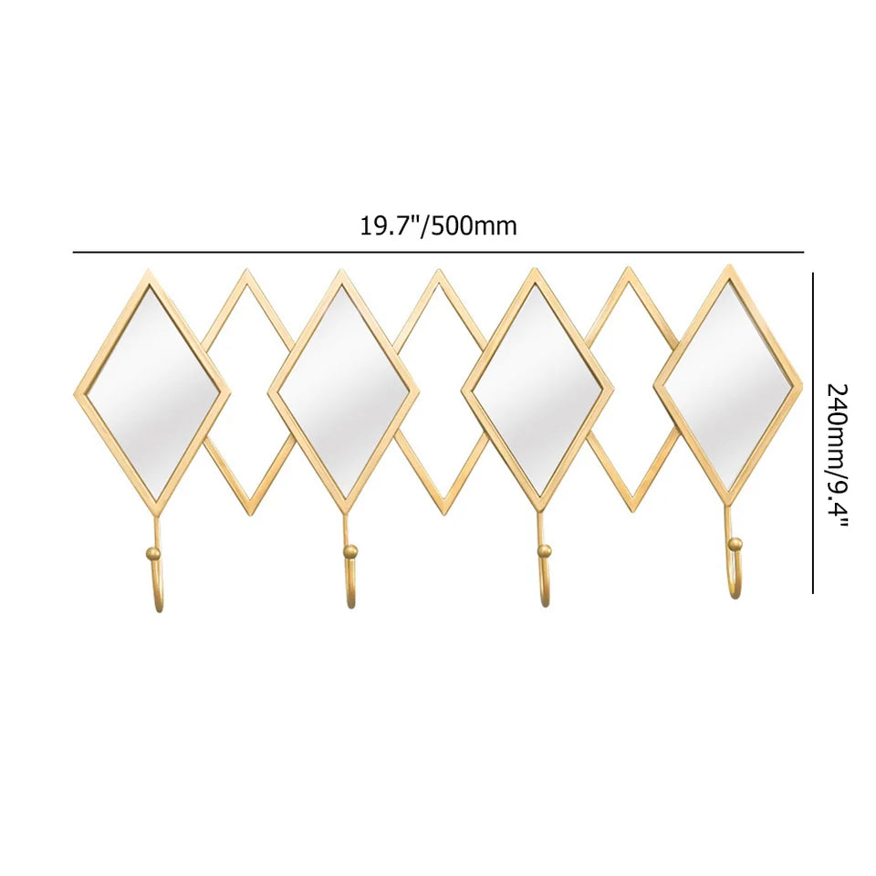 Luxury Hallway Wall Mounted Coat Stand (Set of 2) - 