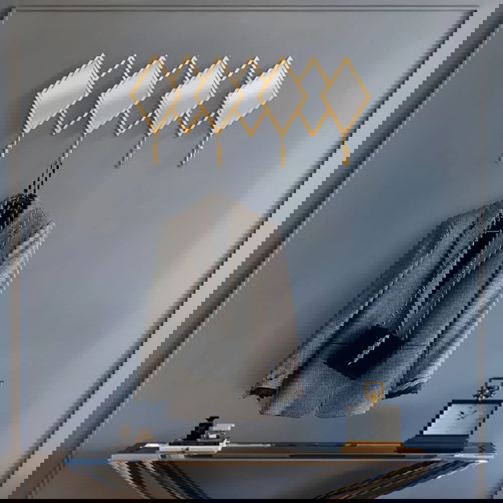 Luxury Hallway Wall Mounted Coat Stand (Set of 2) - 