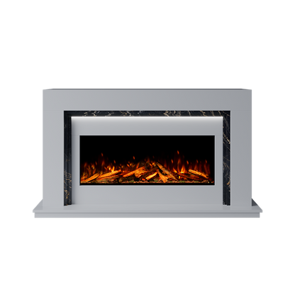 Madrida Suite 1000 S Marble Electric Fireplace 1600mm - 