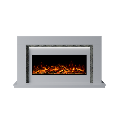 Madrida Suite 1000 S Marble Electric Fireplace 1600mm - 