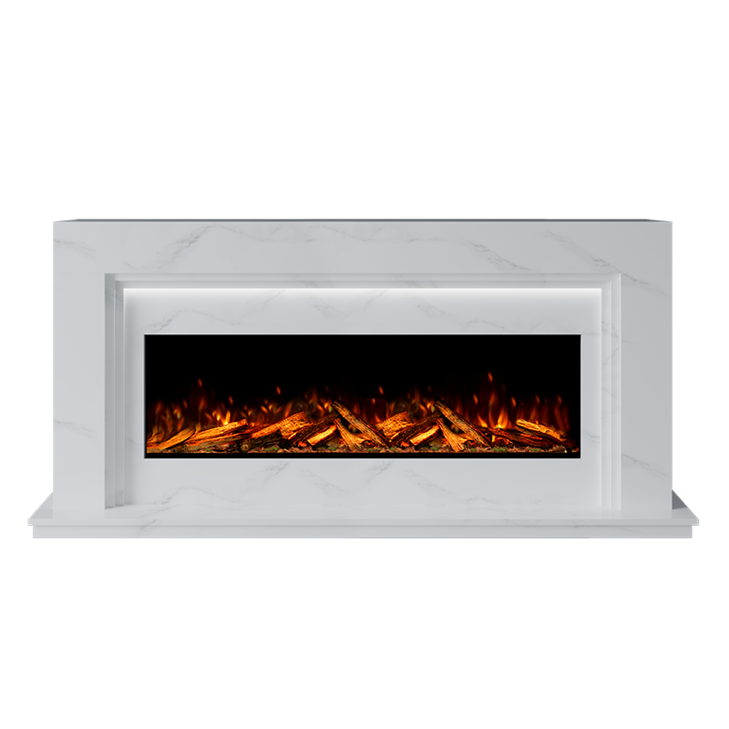 Madrida Suite 1300 S Marble Electric Fireplace 1900mm - 