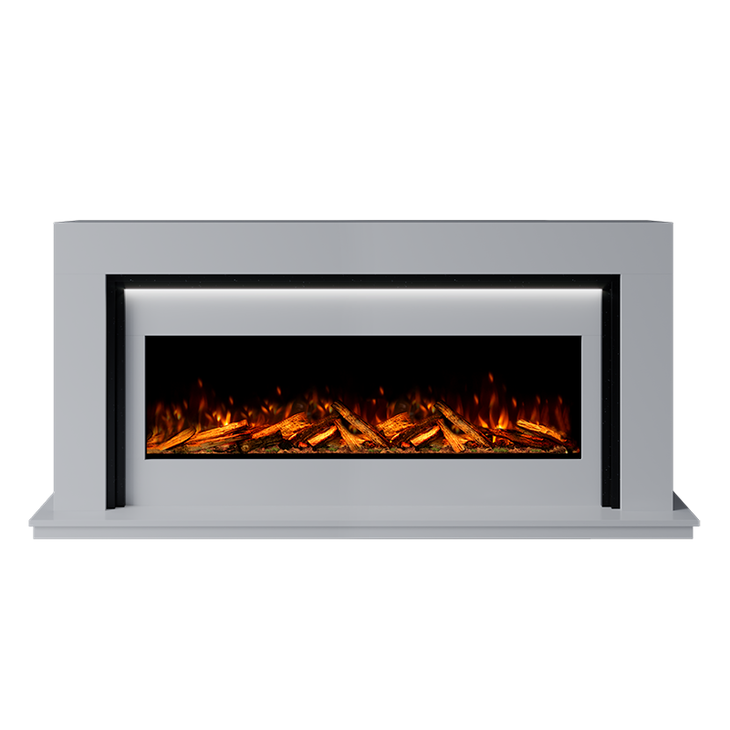 Madrida Suite 1300 S Marble Electric Fireplace 1900mm - 