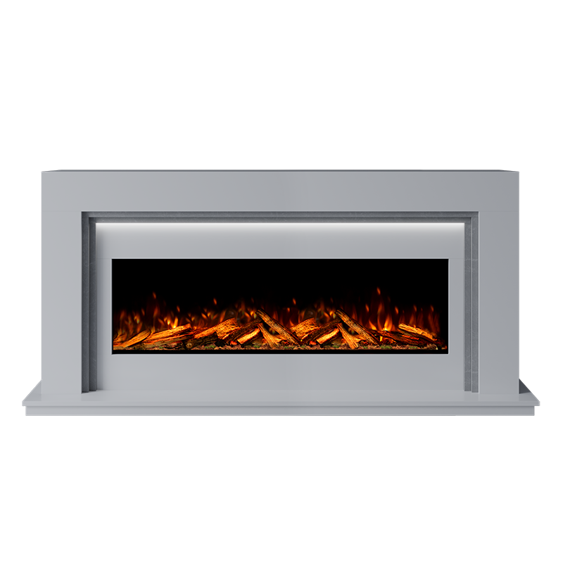 Madrida Suite 1300 S Marble Electric Fireplace 1900mm - 