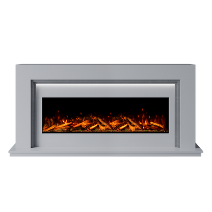 Madrida Suite 1300 S Marble Electric Fireplace 1900mm - 