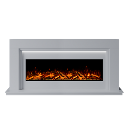 Madrida Suite 1300 S Marble Electric Fireplace 1900mm - 