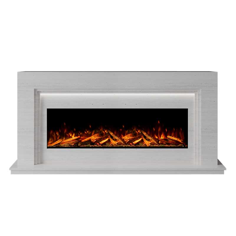 Madrida Suite 1300 S Marble Electric Fireplace 1900mm - 
