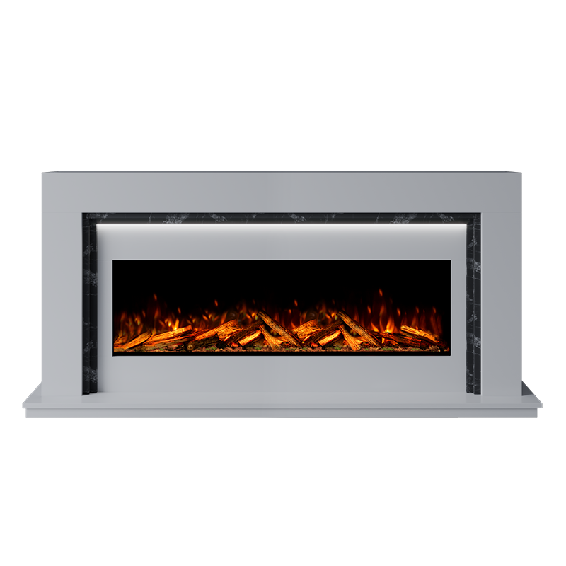 Madrida Suite 1300 S Marble Electric Fireplace 1900mm - 