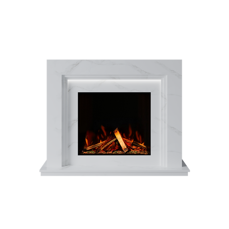 Madrida Suite 700 S Marble Electric Fireplace 1300mm - 