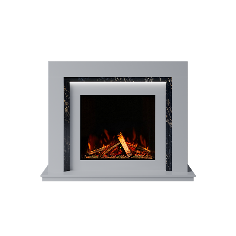 Madrida Suite 700 S Marble Electric Fireplace 1300mm - 