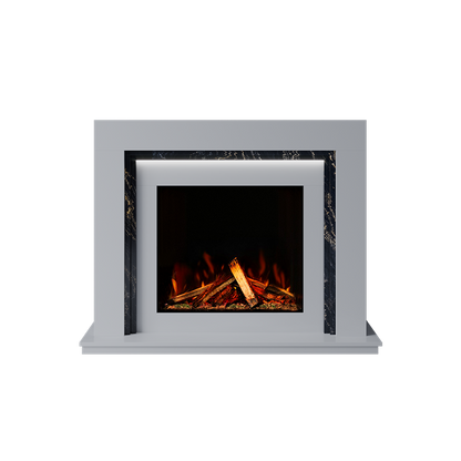 Madrida Suite 700 S Marble Electric Fireplace 1300mm - 