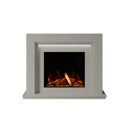 Madrida Suite 700 S Marble Electric Fireplace 1300mm - 