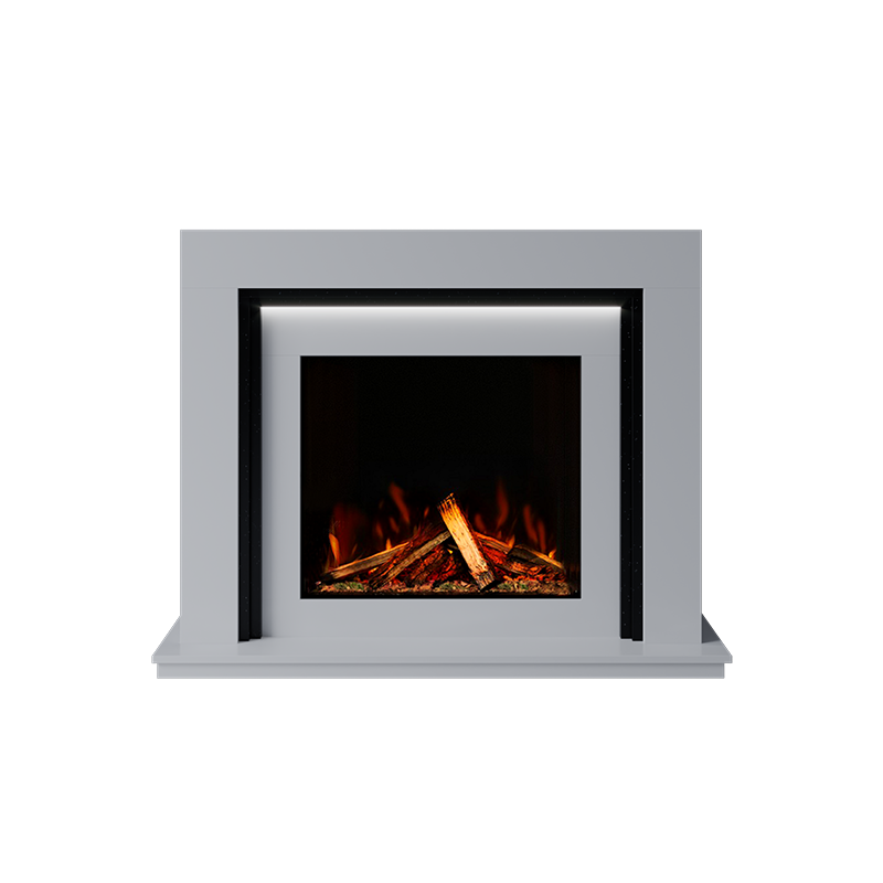 Madrida Suite 700 S Marble Electric Fireplace 1300mm - 