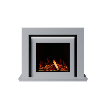 Madrida Suite 700 S Marble Electric Fireplace 1300mm - 