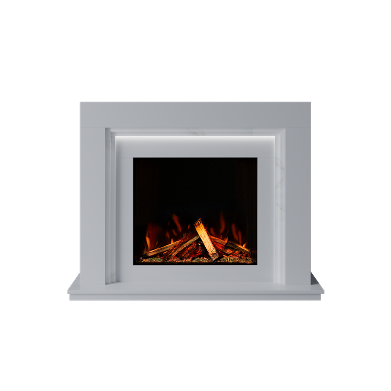 Madrida Suite 700 S Marble Electric Fireplace 1300mm - 