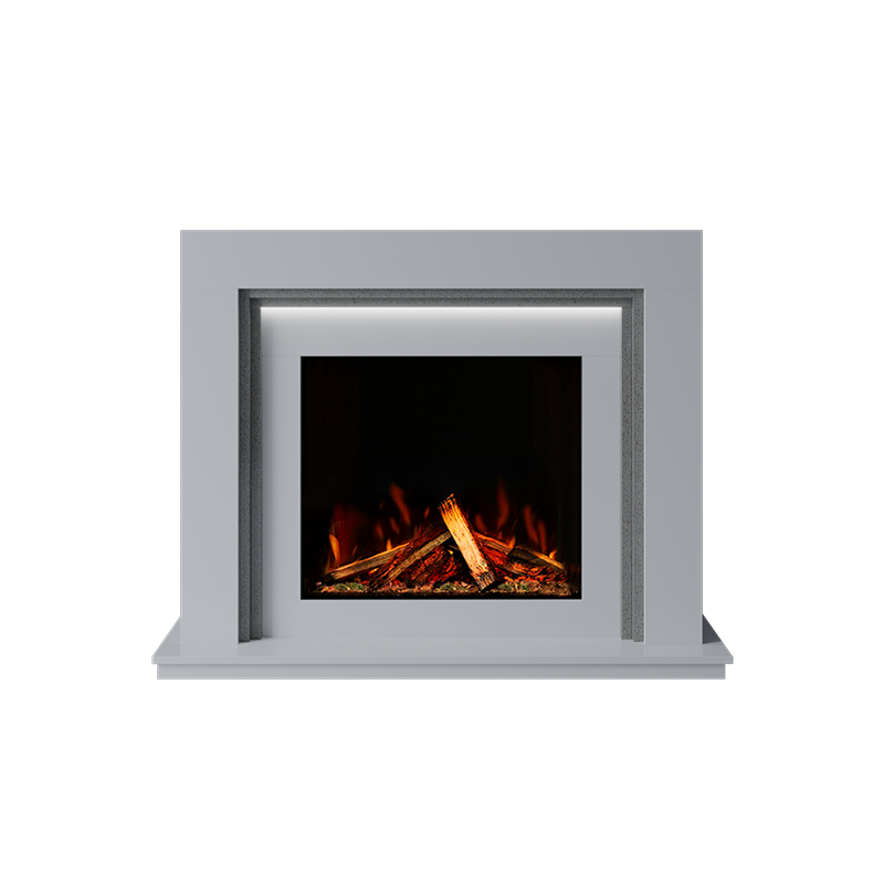 Madrida Suite 700 S Marble Electric Fireplace 1300mm - 