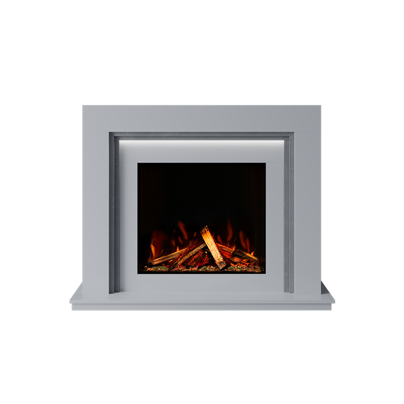 Madrida Suite 700 S Marble Electric Fireplace 1300mm - 