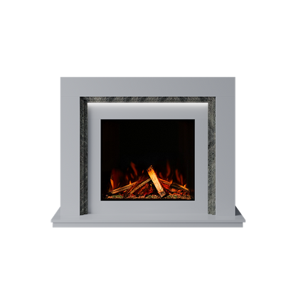 Madrida Suite 700 S Marble Electric Fireplace 1300mm - 