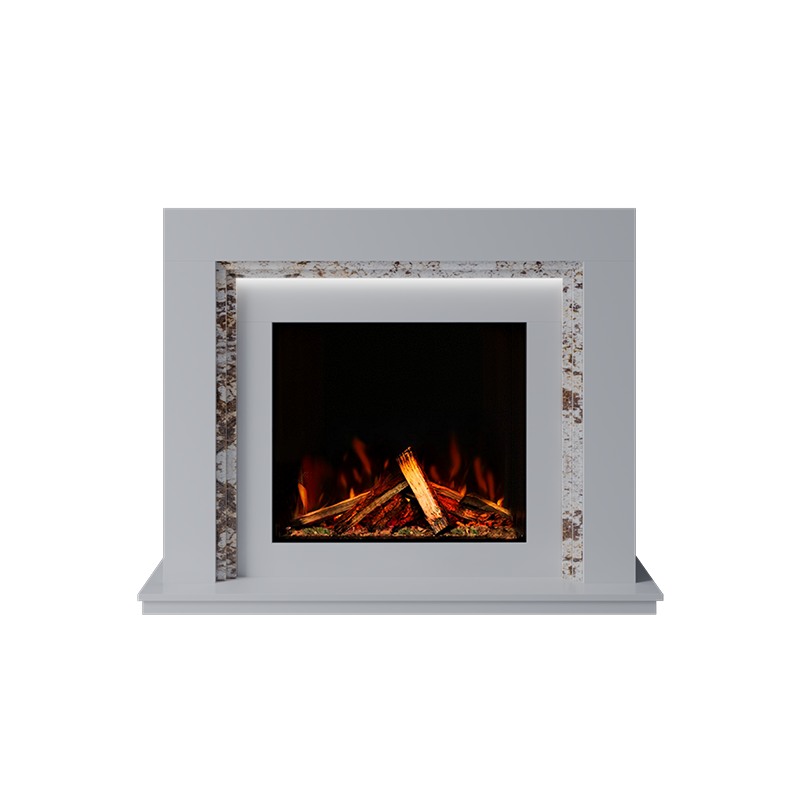 Madrida Suite 700 S Marble Electric Fireplace 1300mm - 