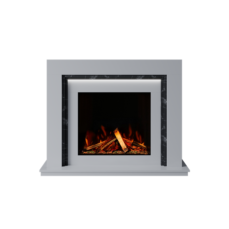 Madrida Suite 700 S Marble Electric Fireplace 1300mm - 