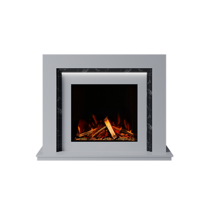 Madrida Suite 700 S Marble Electric Fireplace 1300mm - 