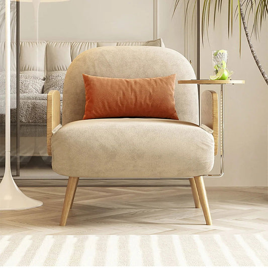 Mid-Century Modern Rattan Daybed Single Sofa Bed Convertible Sleeper Lounge Chair - Homary