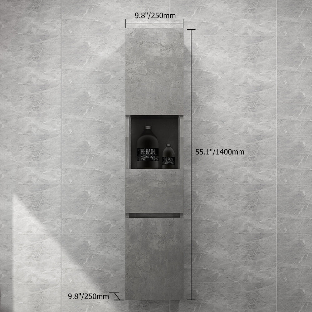 Modern Bathroom Cabinet with Drawers Wall Mounted Bathroom Cabinet with Doors with Shelf- White - 