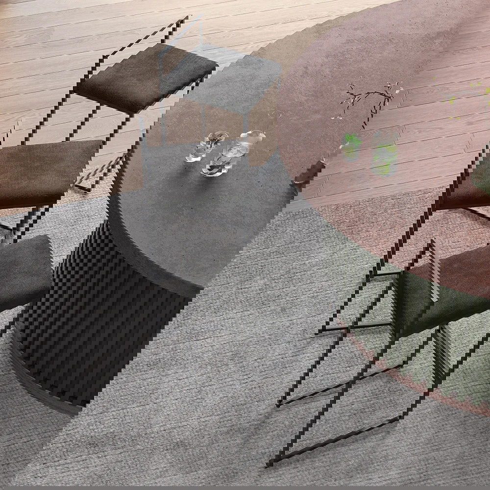 Modern Black Velvet Counter Stool Set of 2 with Back & Footrest - 