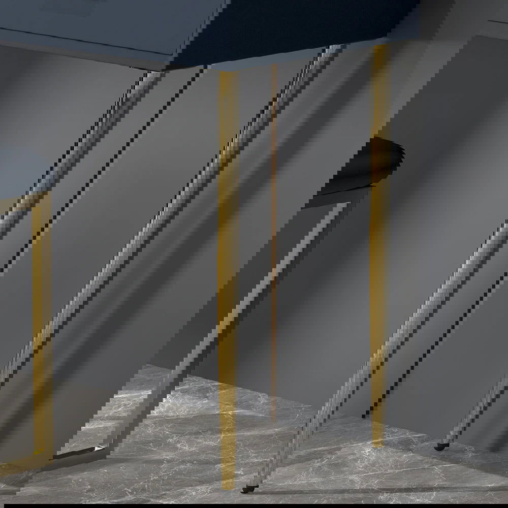 Modern Blue Makeup Vanity Set Retracted Dressing Table Cabinet&Stool&Mirror Included - 