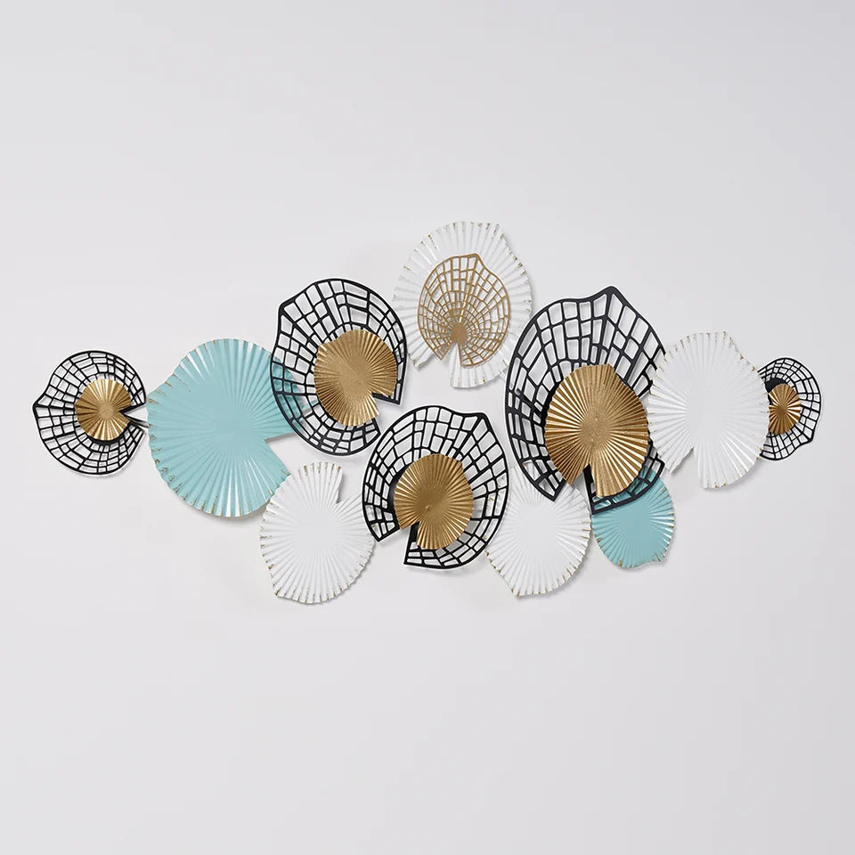 Modern Hollow-out Flowers Metal Wall Decor Aesthetic art - 