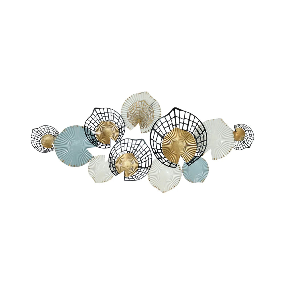 Modern Hollow-out Flowers Metal Wall Decor Aesthetic art - 