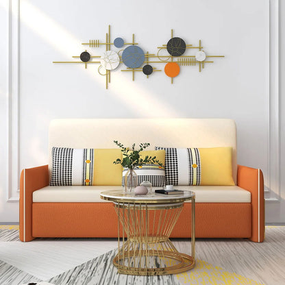 Modern Pandora Nesting Coffee Table Set with Sintered Stone Top 2-Piece Table Set - 