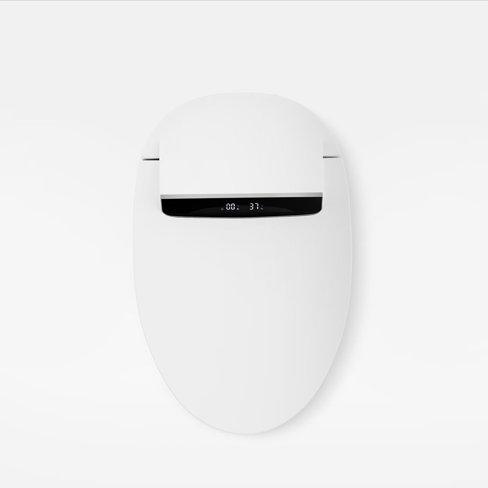 Modern Smart One-Piece Elongated Automatic Toilet & Bidet with Seat Horizontal Outlet - 