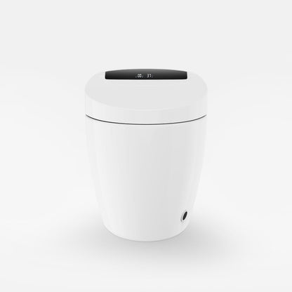 Modern Smart One-Piece Elongated Automatic Toilet & Bidet with Seat Horizontal Outlet - 