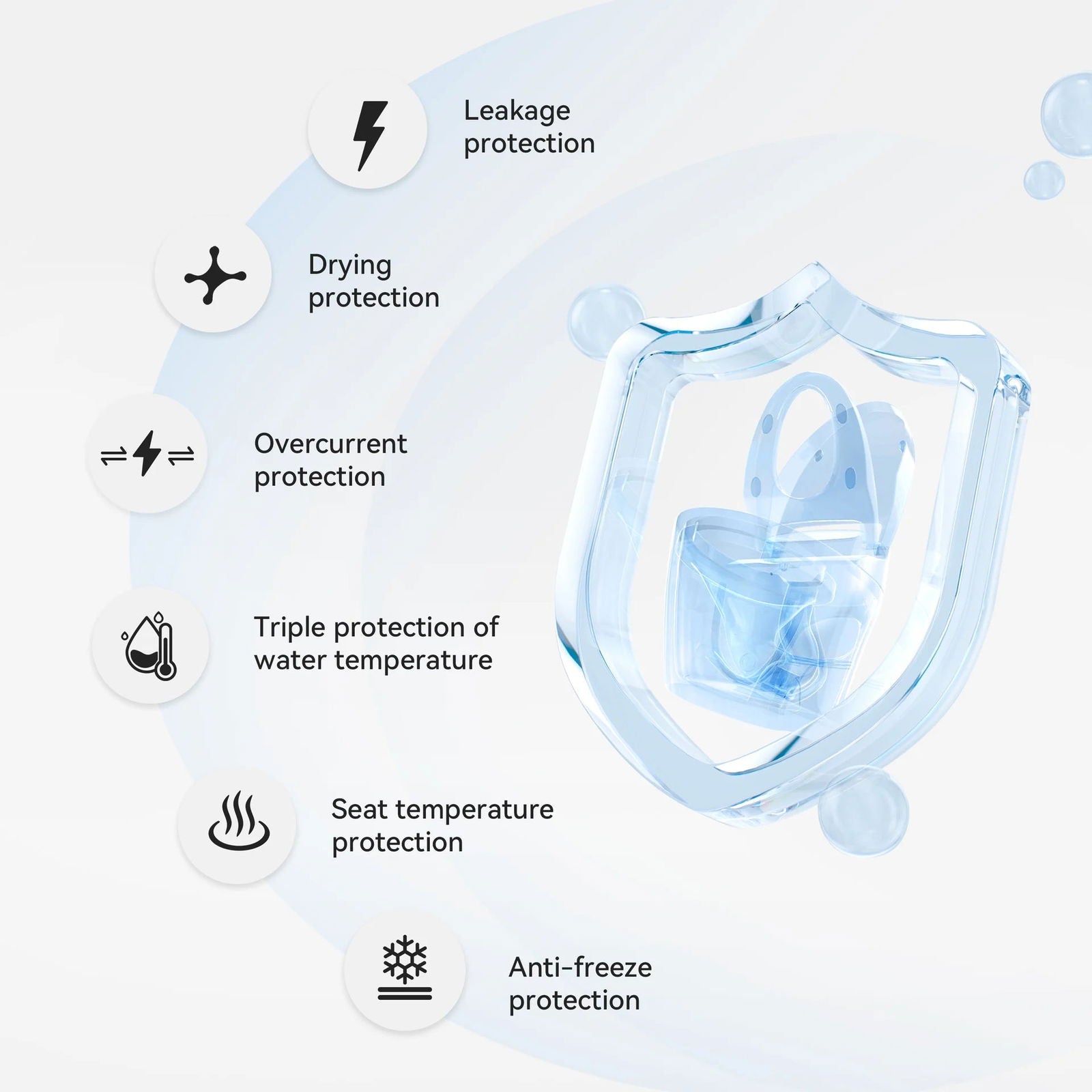 Modern Smart One-Piece Floor Mount Elongated Toilet & Bidet with Seat Horizontal Outlet - Homary