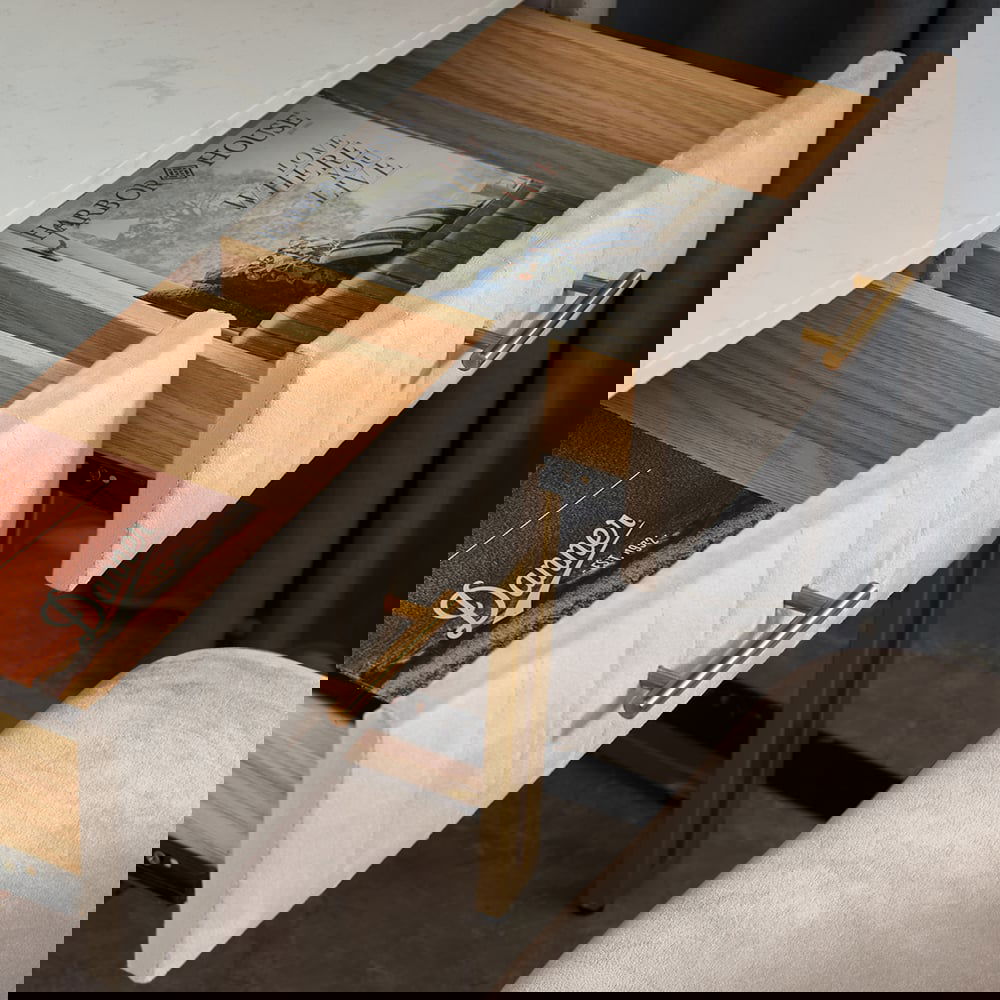 Modern White Velvet Makeup Vanity Table Expandable Dressing Table with Cabinet - 