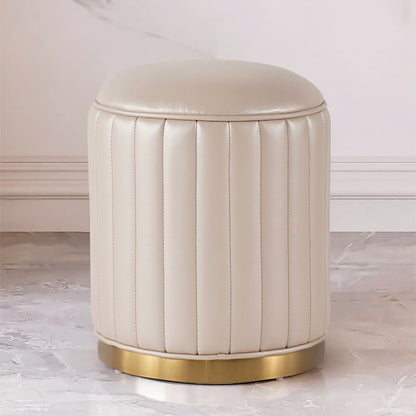 Off-white Makeup Vanity Set Dressing Table with Lighted Mirror Cabinet & Stool Included - 