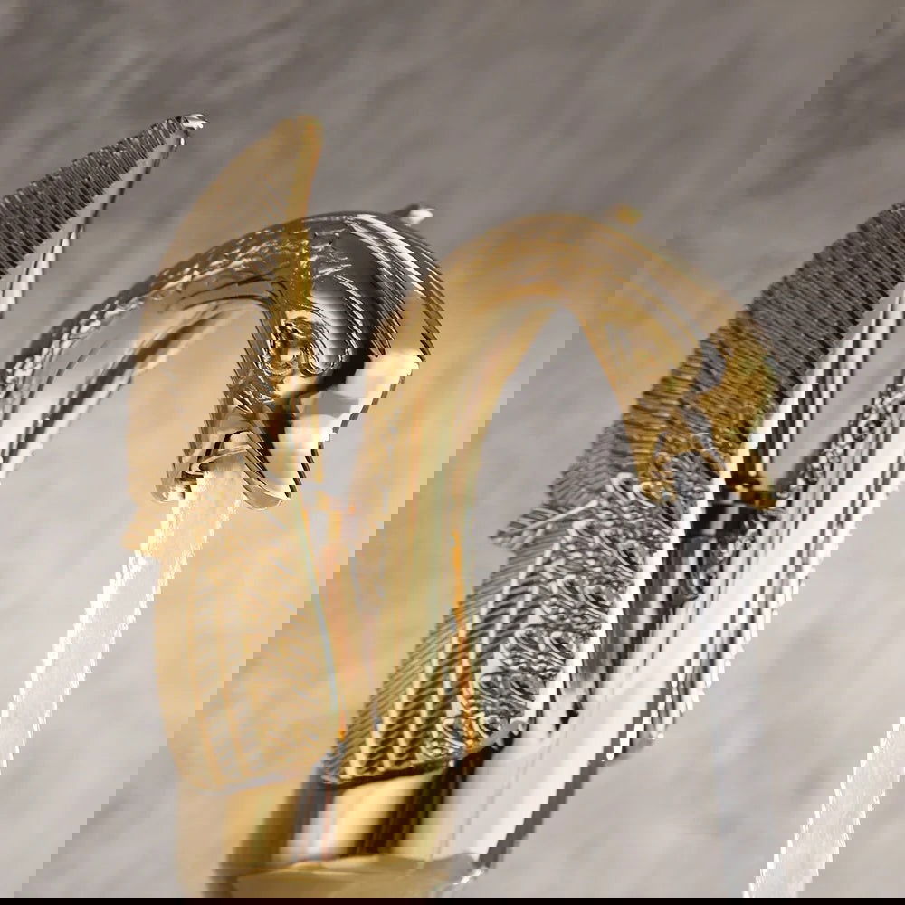 Swan Classic Style Monobloc Solid Brass Bathroom Basin Tap - 