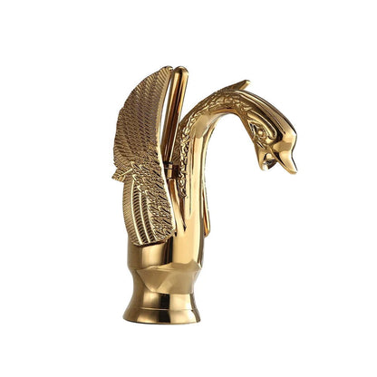 Swan Classic Style Monobloc Solid Brass Bathroom Basin Tap - 