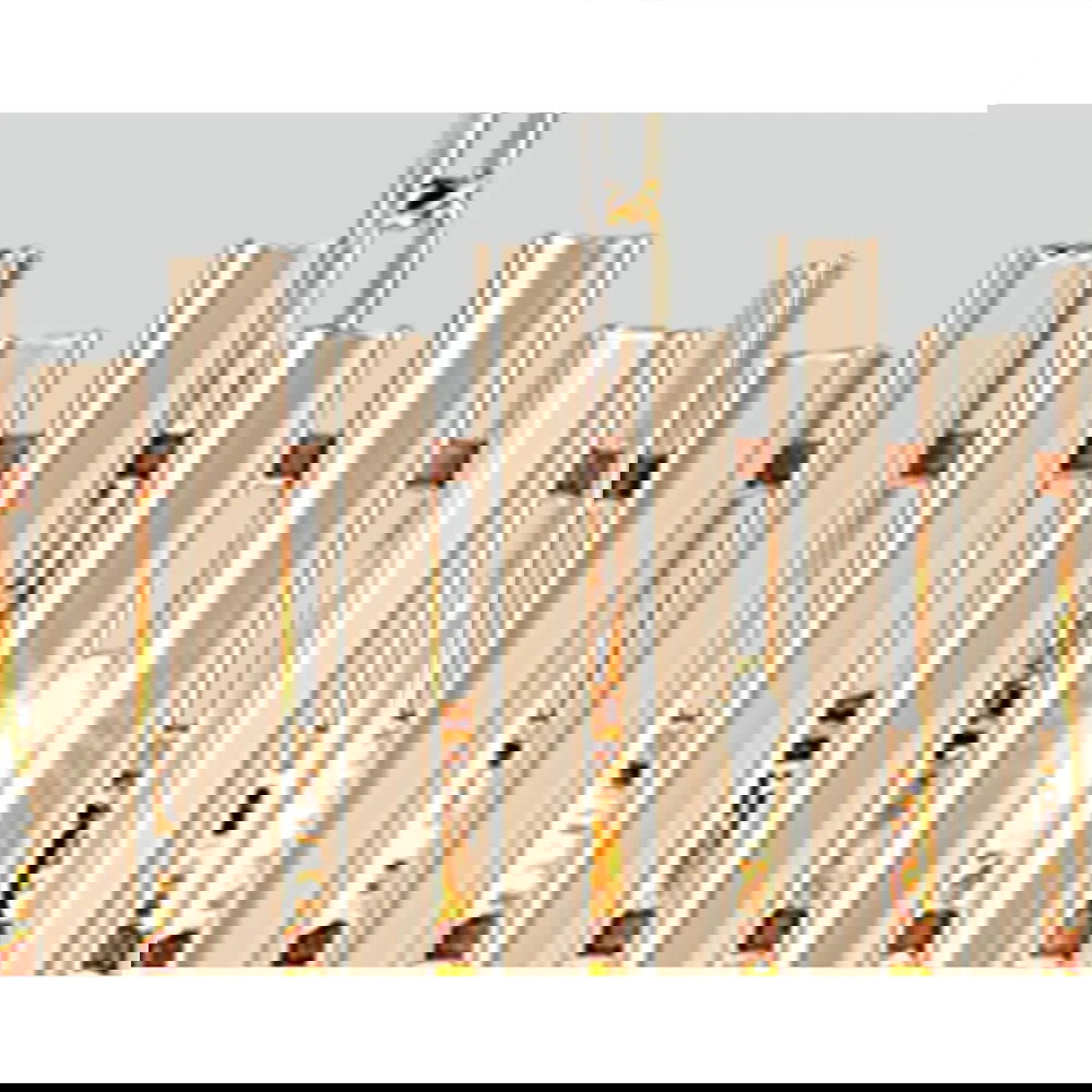 Tierizo Modern 12-Light Tiered Crystal Chandelier with Adjustable Chain in Gold - 