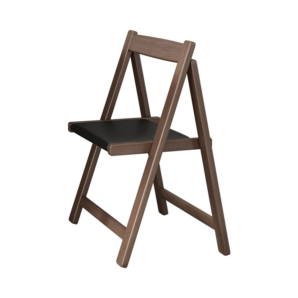 Ultic 5-Piece Modern 1502mm Rectangle Dining Table Set Ash Wood Foldable Walnut - 