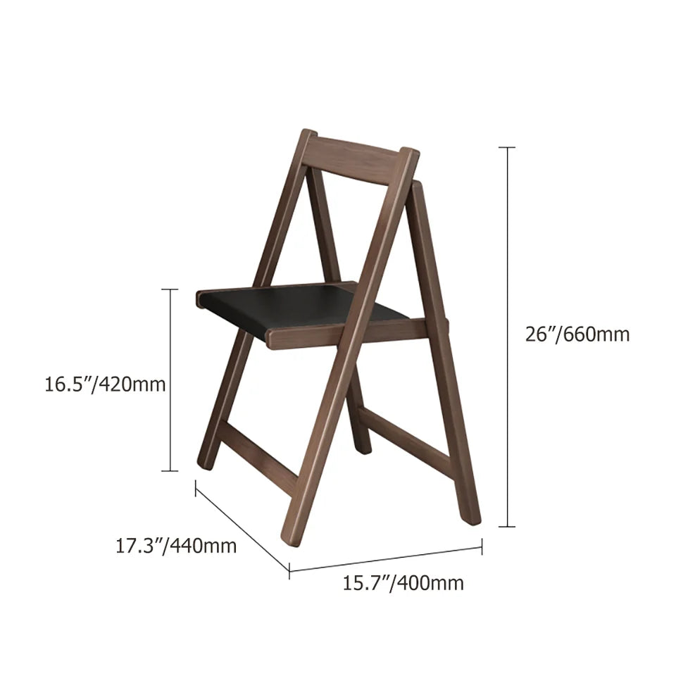 Ultic 5-Piece Modern 1502mm Rectangle Dining Table Set Ash Wood Foldable Walnut - 