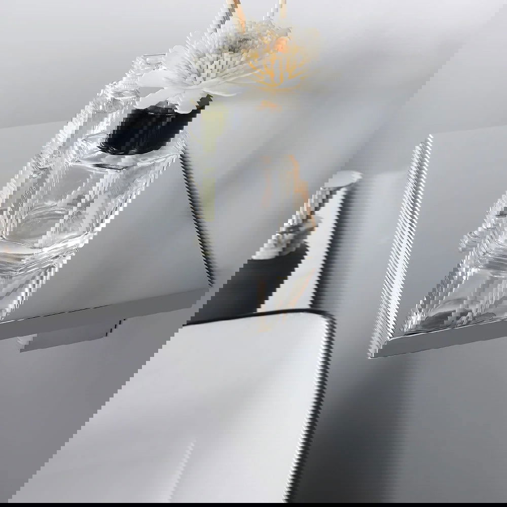 Waterfall Wall Mount Chrome Single Lever Handle Bathroom Basin Tap Solid Brass - 