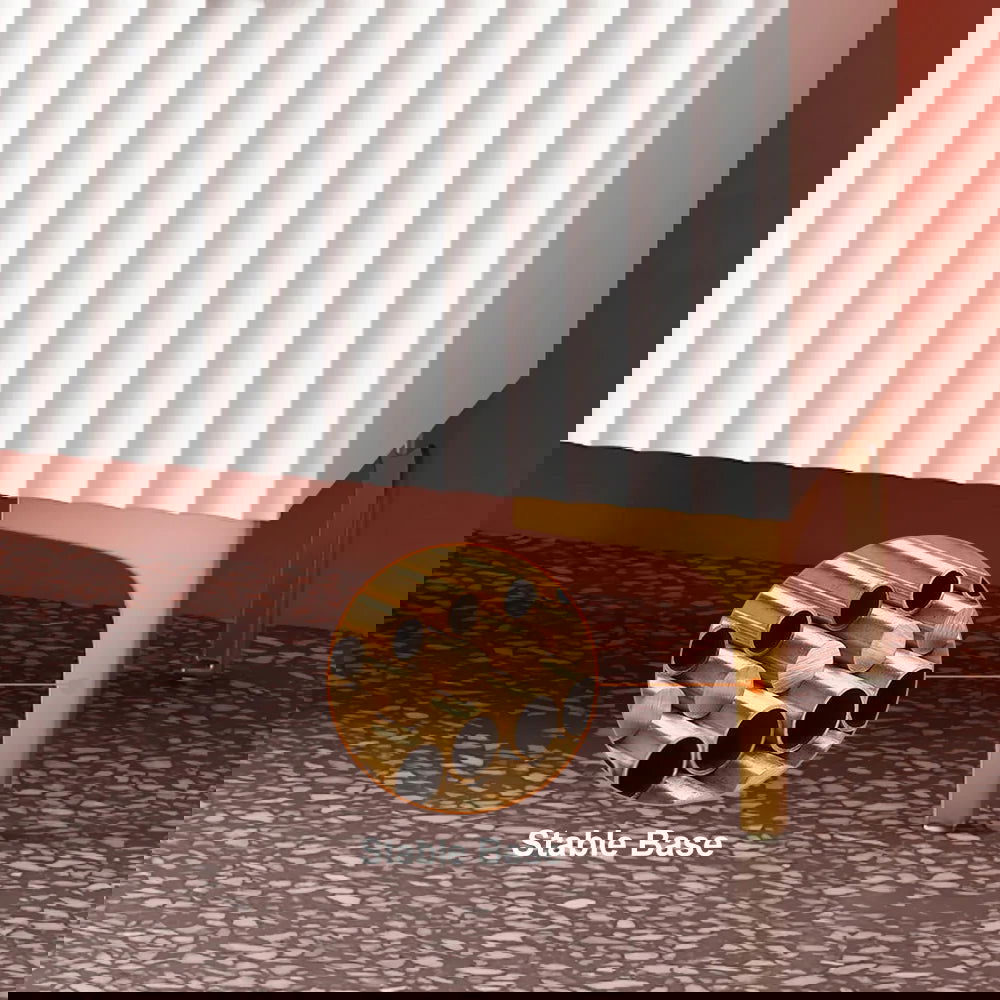 White Wood TV Stand in Gold for TVs up to 2159mm with 3 Shelves, 2 Drawers, 2 Doors - Homary