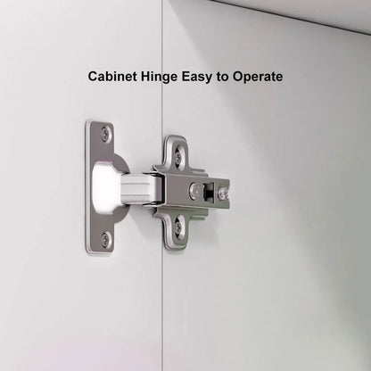 White Wood TV Stand in Gold for TVs up to 2159mm with 3 Shelves, 2 Drawers, 2 Doors - Homary