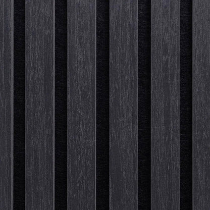 Wood Veneer Acoustic Wall Panel Black Oak 2400mm x 600mm - 