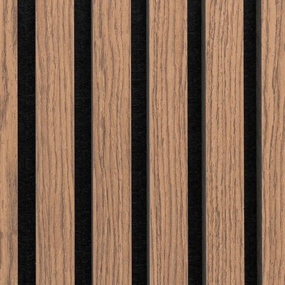 Wood Veneer Acoustic Wall Panel Natural Oak 2400mm x 600mm - Approved By Design