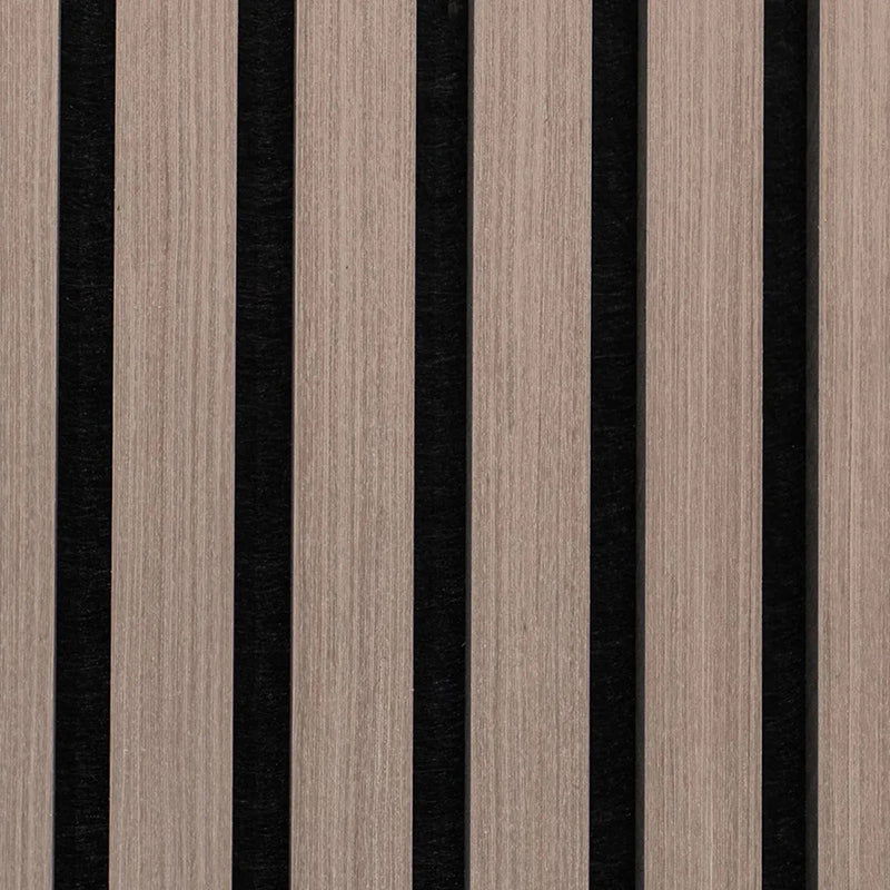 Wood Veneer Acoustic Wall Panel Silver Birch 2400mm x 600mm - Bespoke Fireplace
