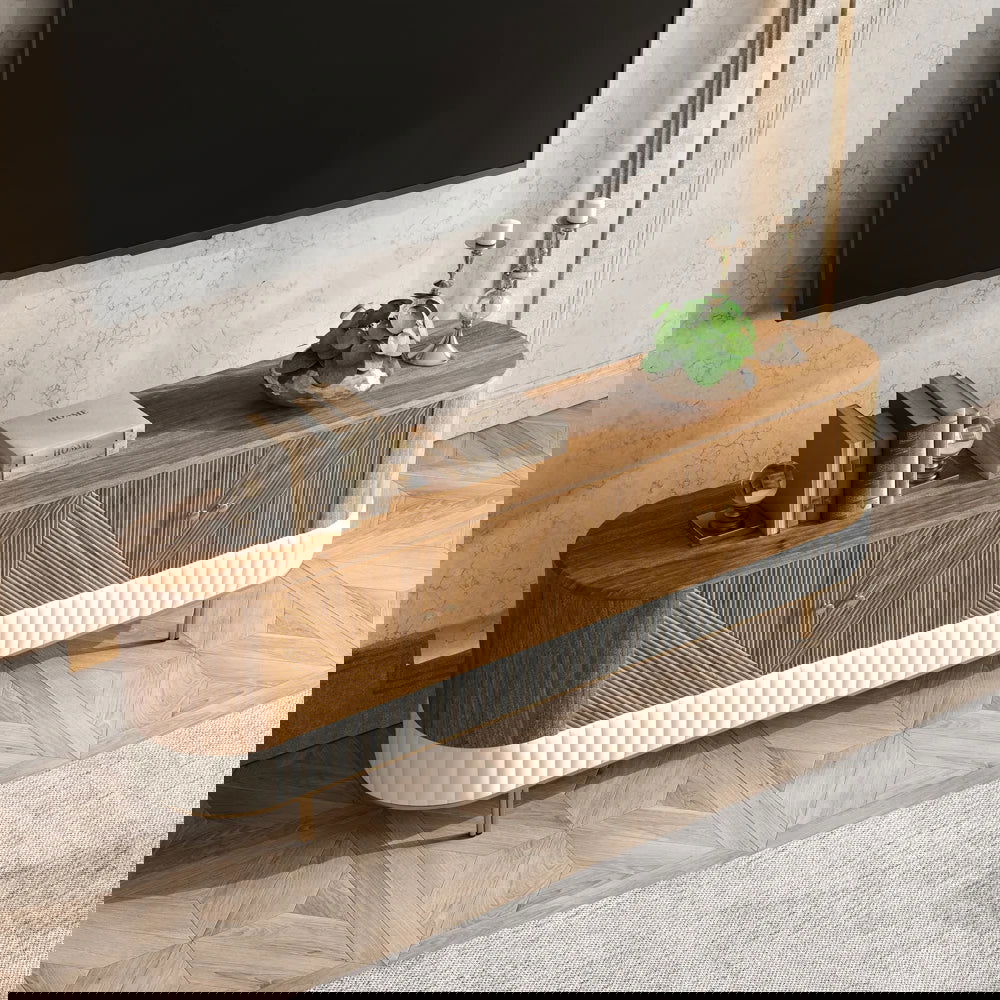 Wovent Mid-Century Square Modern Walnut Wood Narrow Side Table with Storage Nightstand - 