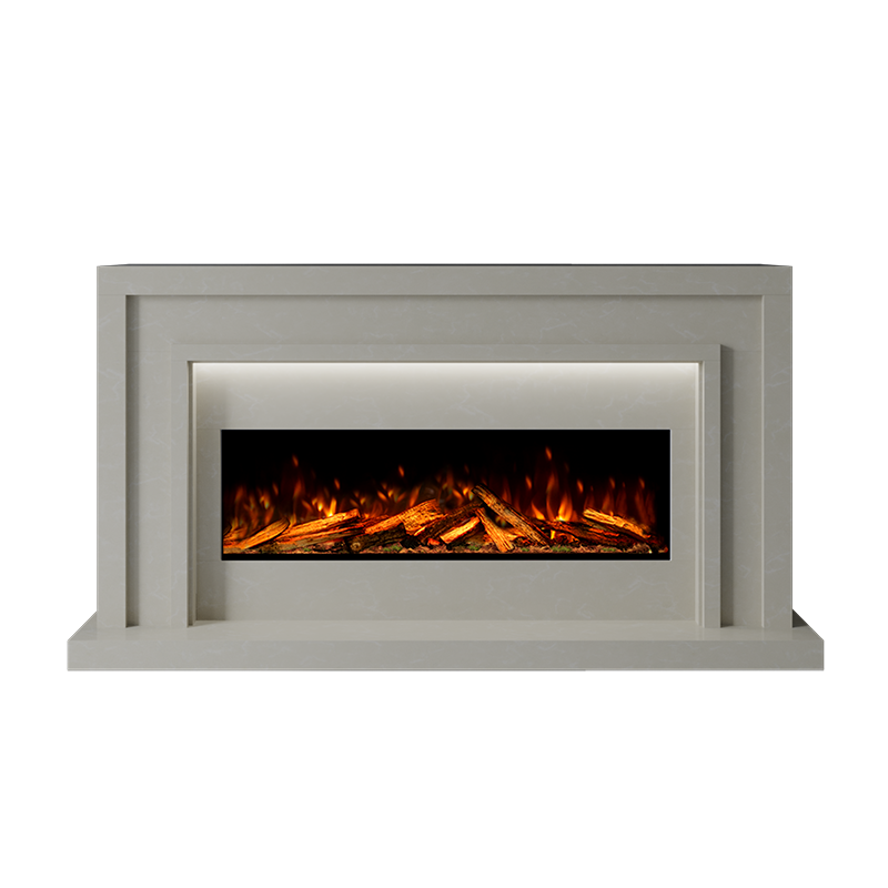 Zenith Suite 1000 S Marble Electric Fireplace 1600mm - 