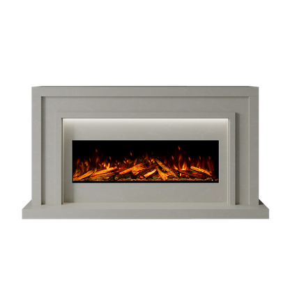 Zenith Suite 1000 S Marble Electric Fireplace 1600mm - 